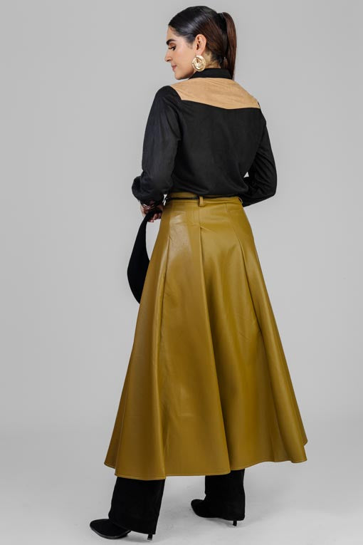 FALDA VINIPIEL PAÑOLETA