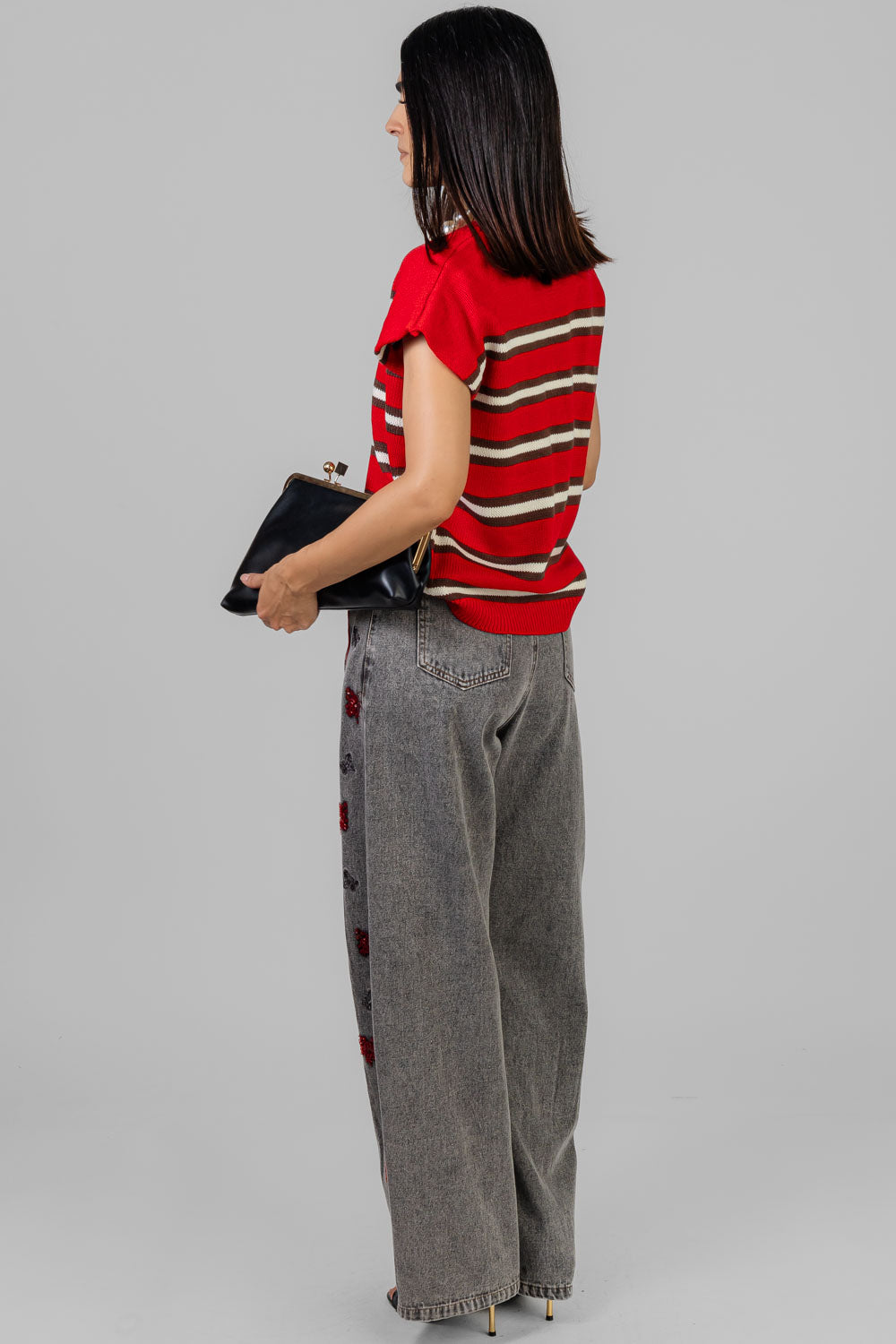 BLUSA TEJIDA A RAYAS