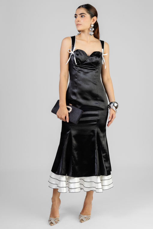 VESTIDO MOÑOS BLANCO