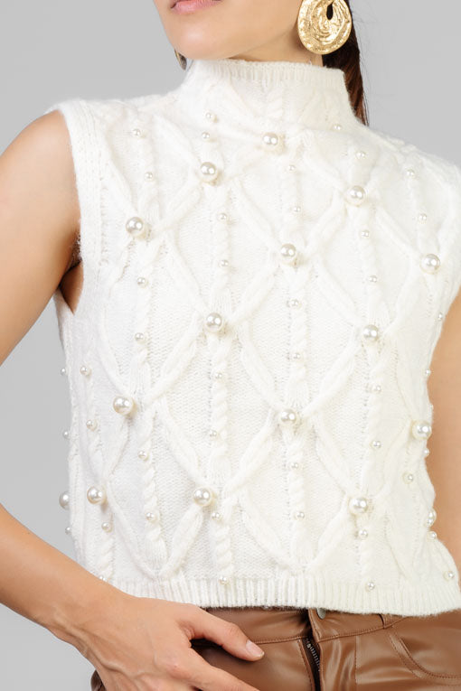 BLUSA TEJIDO PERLAS