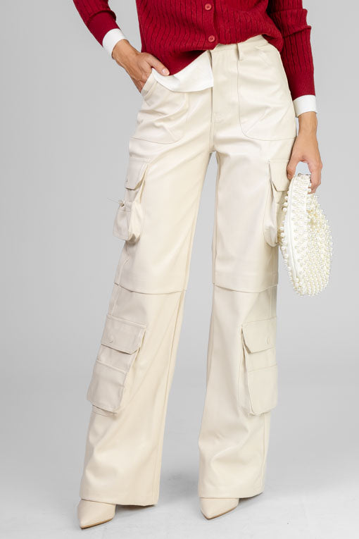 PANTALON CARGO VINIPIEL
