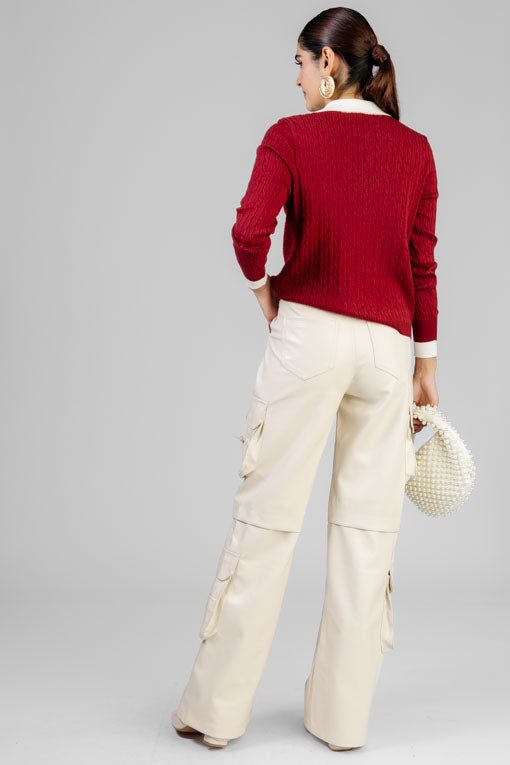 PANTALON CARGO VINIPIEL
