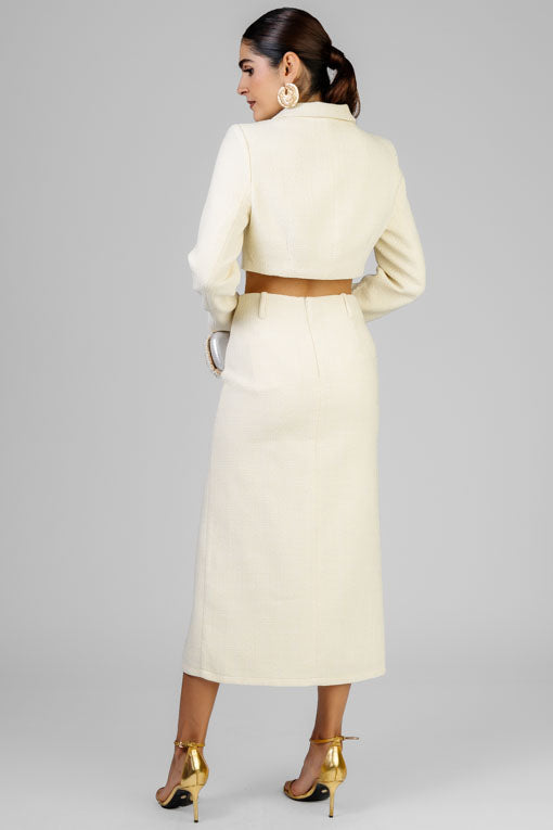 CONJUNTO CHAQUETA BEIGE
