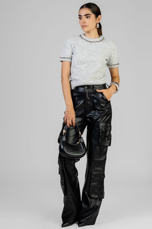 PANTALON CARGO VINIPIEL