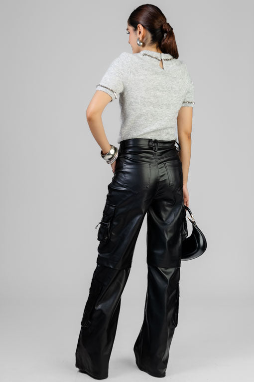 PANTALON CARGO VINIPIEL