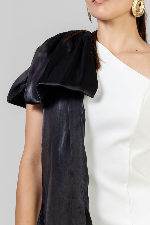VESTIDO MOÑO NEGRO
