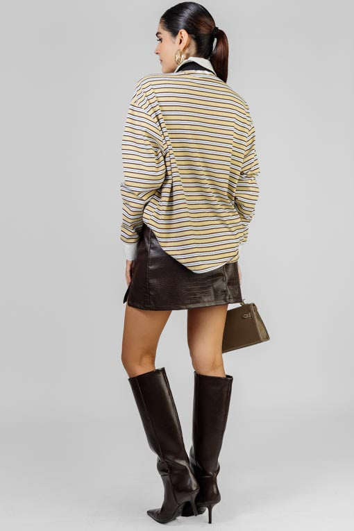 BLUSA RAYAS ALETILLA