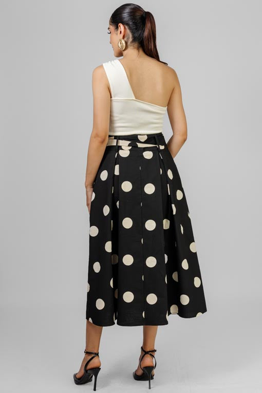 FALDA BICOLOR LUNARES