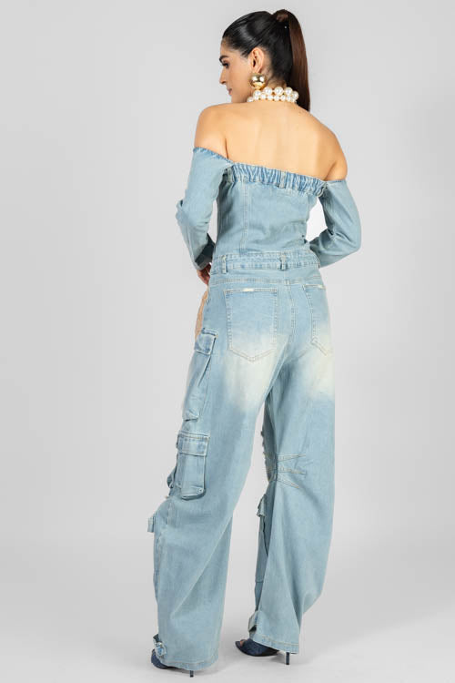 PALAZZO CARGO MANGA LARGA