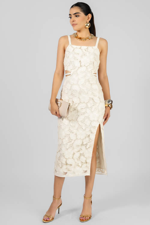 VESTIDO TIRANTE BEIGE