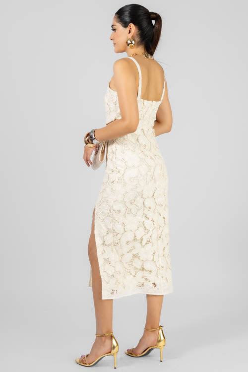VESTIDO TIRANTE BEIGE