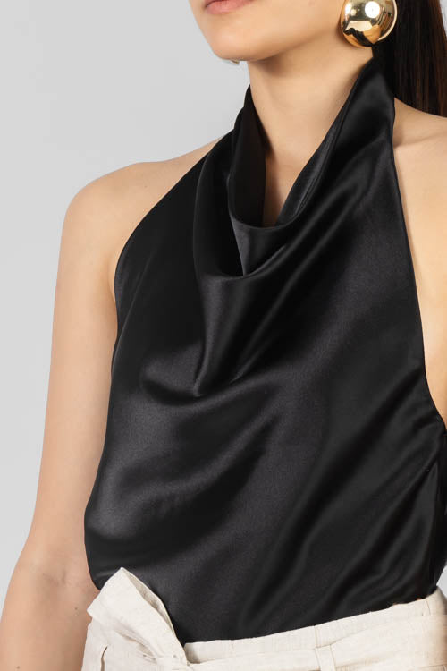 BLUSA SATIN HALTER