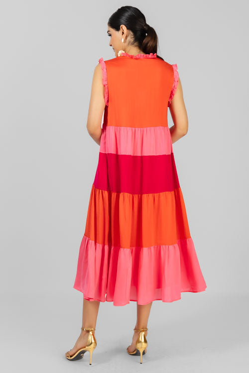 VESTIDO SATINADO COLORES