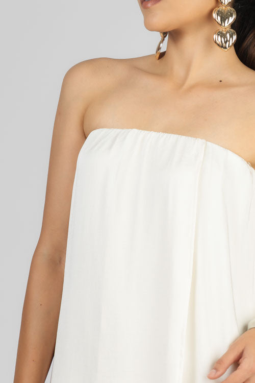 VESTIDO STRAPLESS ENVOLVENTE