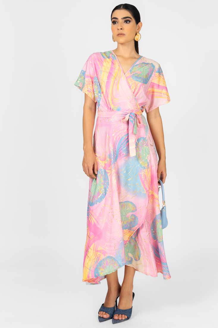 VESTIDO CRUZADO COLORES