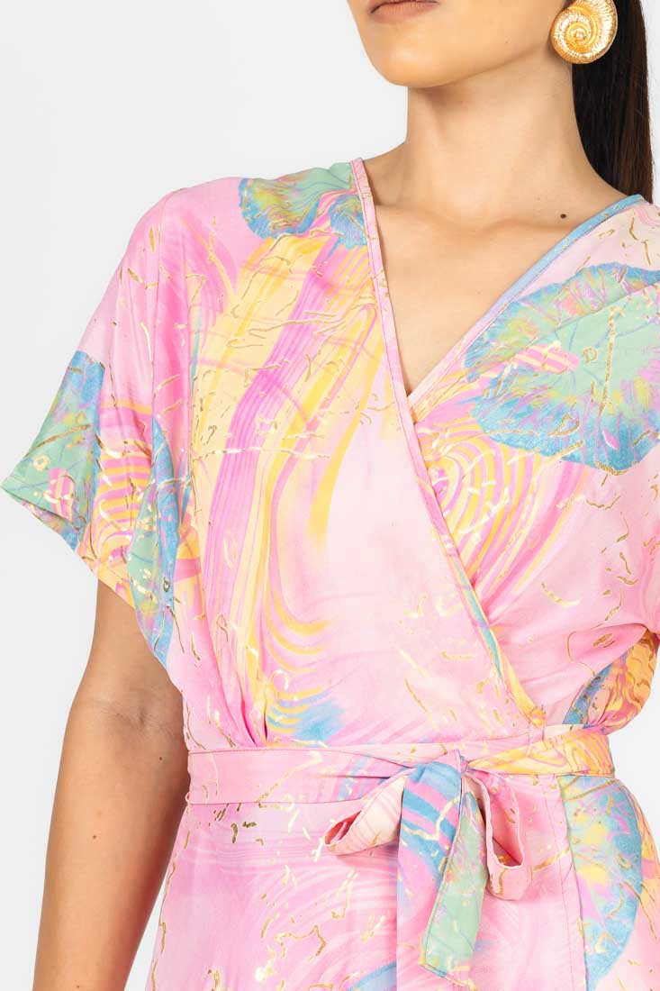 VESTIDO CRUZADO COLORES