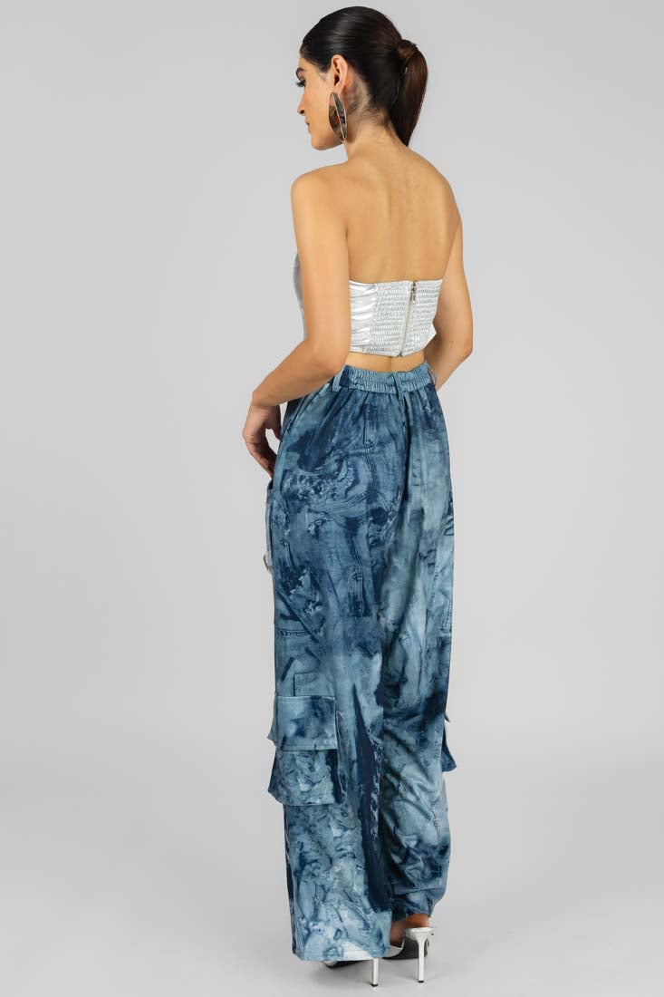 PANTALON CARGO ESTAMPADO