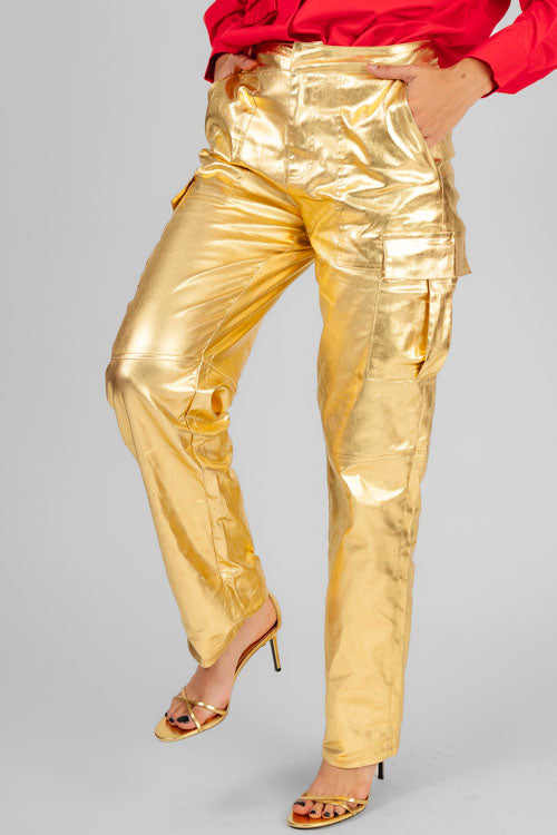 PANTALON CARGO METALICO