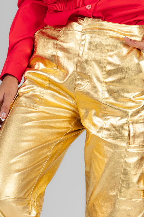 PANTALON CARGO METALICO