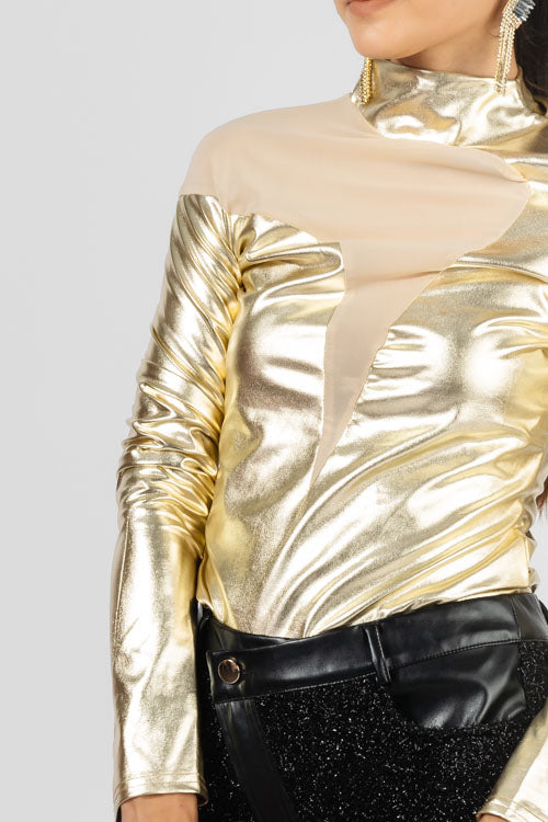 PANTIBLUSA ASIMETRICA MESH