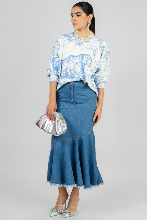FALDA MEZCLILLA CORTES