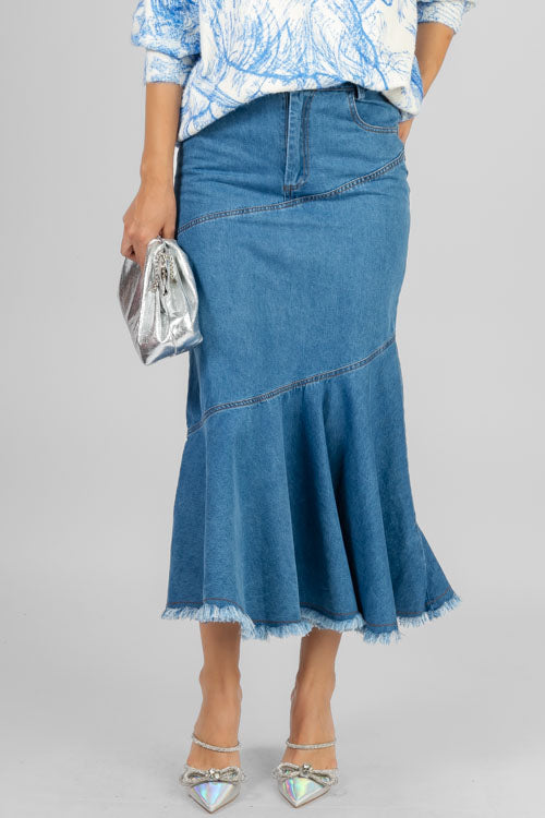 FALDA MEZCLILLA CORTES