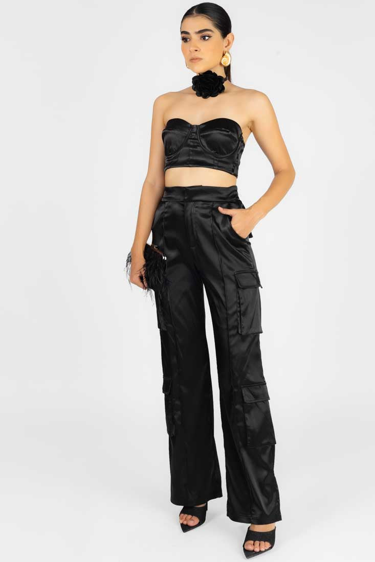 CONJUNTO TOP SATIN