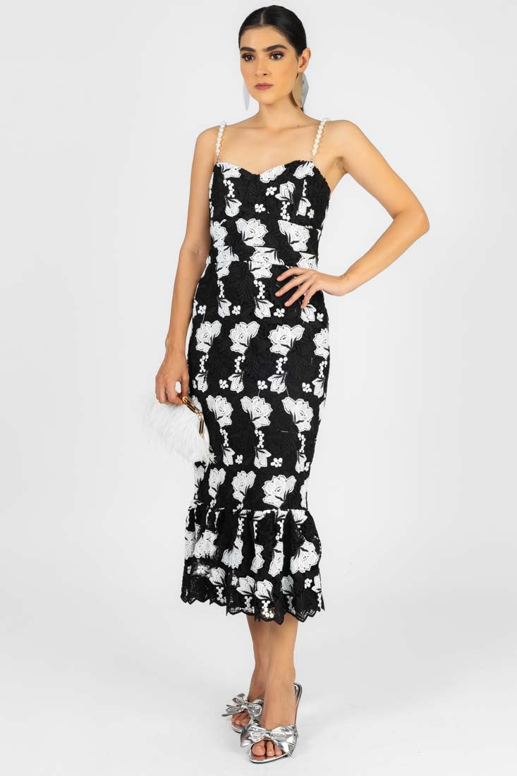 VESTIDO TIRANTE DE PERLAS