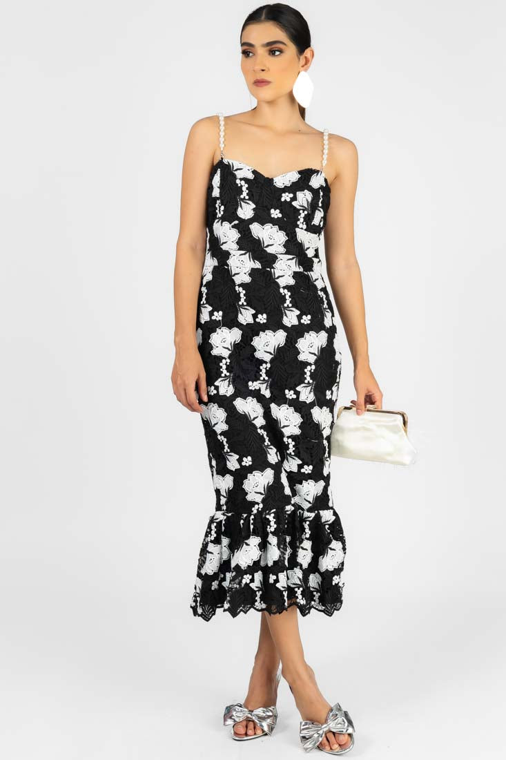 VESTIDO TIRANTE DE PERLAS