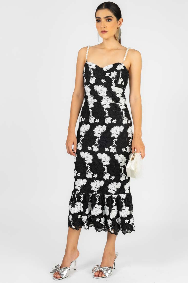 VESTIDO TIRANTE DE PERLAS
