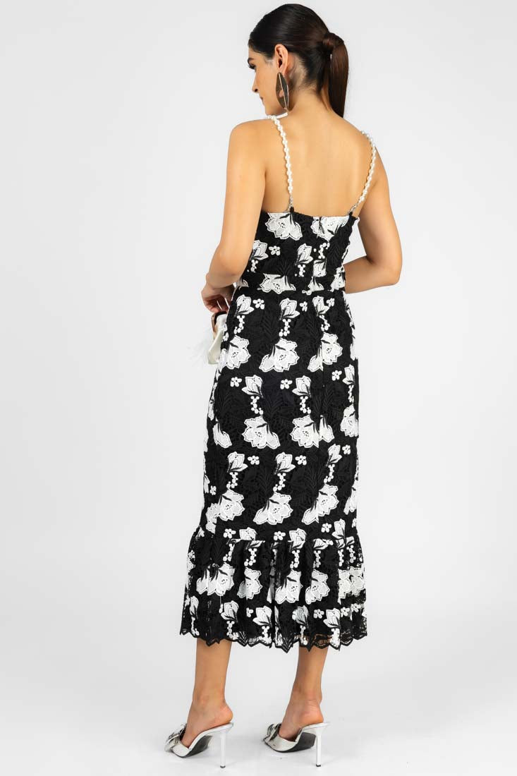 VESTIDO TIRANTE DE PERLAS