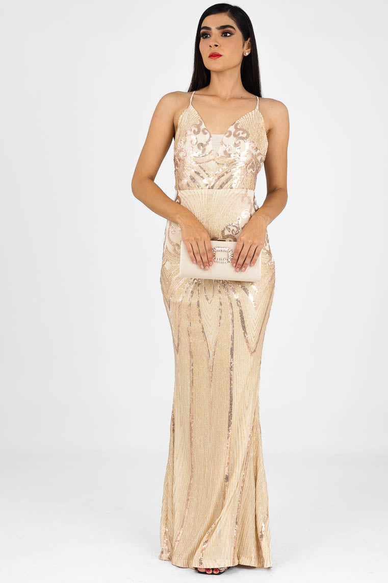 Vestido Mesh Lentejuela