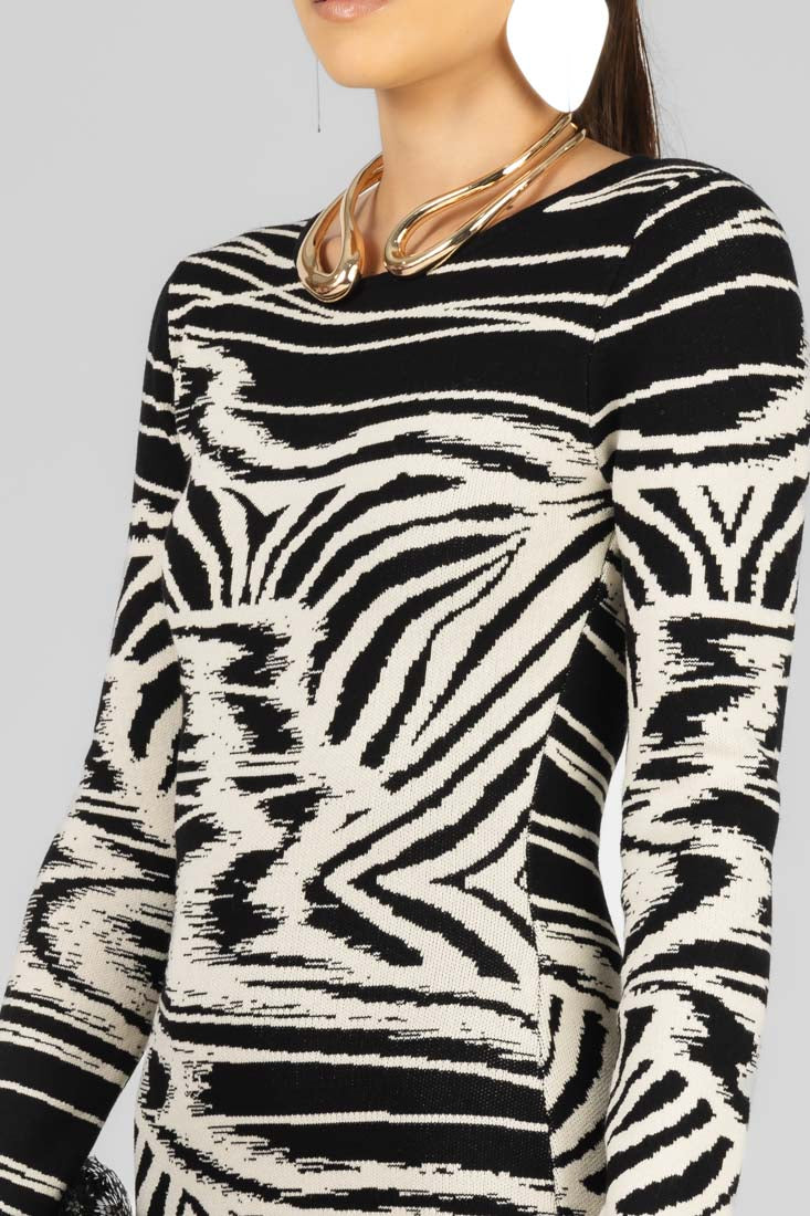 VESTIDO KNIT ANIMAL