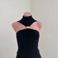 BLUSA BROCHE DORADO