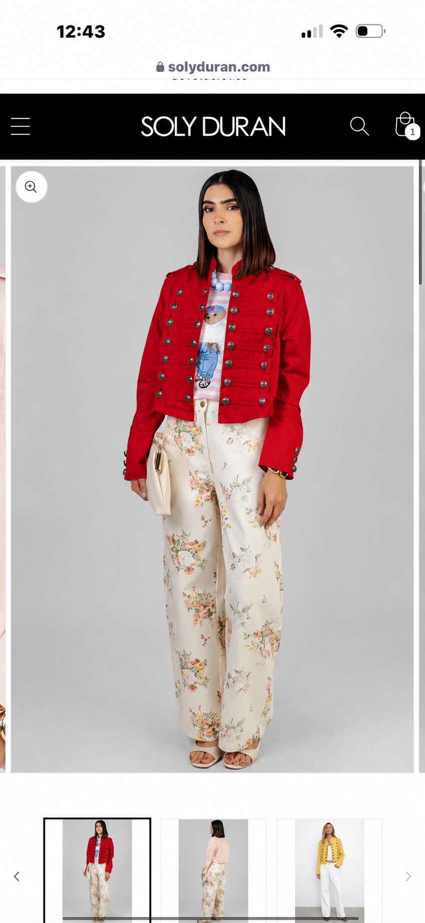 CHAQUETA PARIS MILITAR