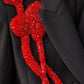 SACO BORDADOS ROJO