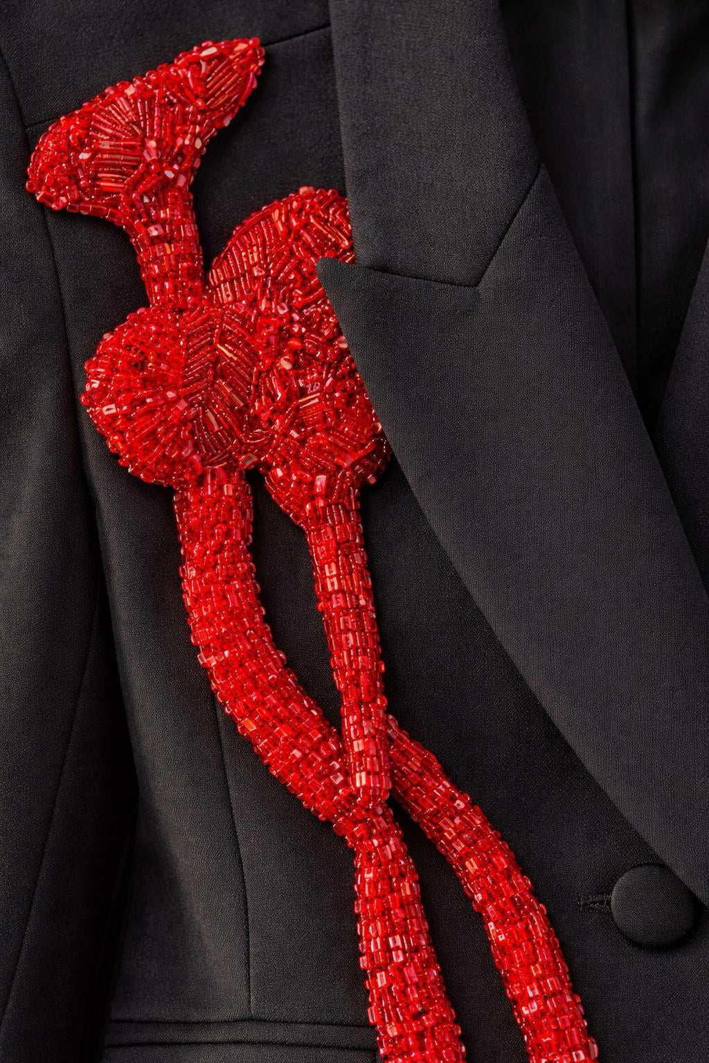 SACO BORDADOS ROJO
