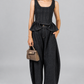 CONJUNTO DENIM PEPLUM OSCURO