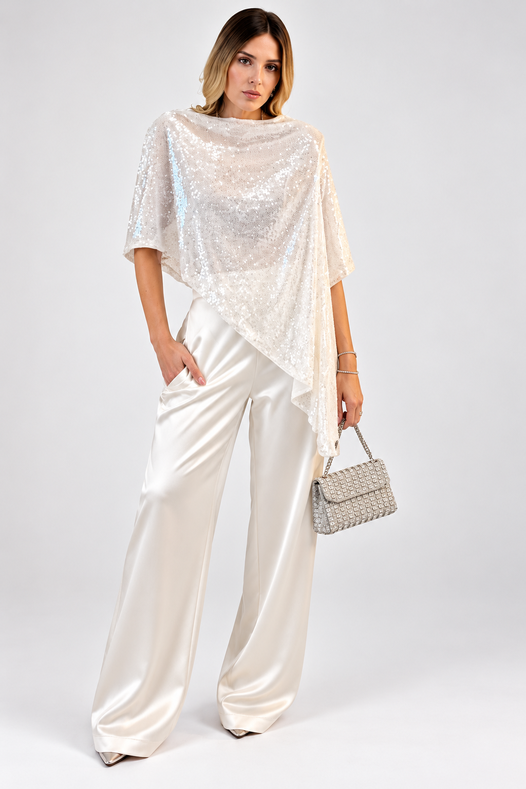 BLUSA LENTEJUELA DIAGONAL
