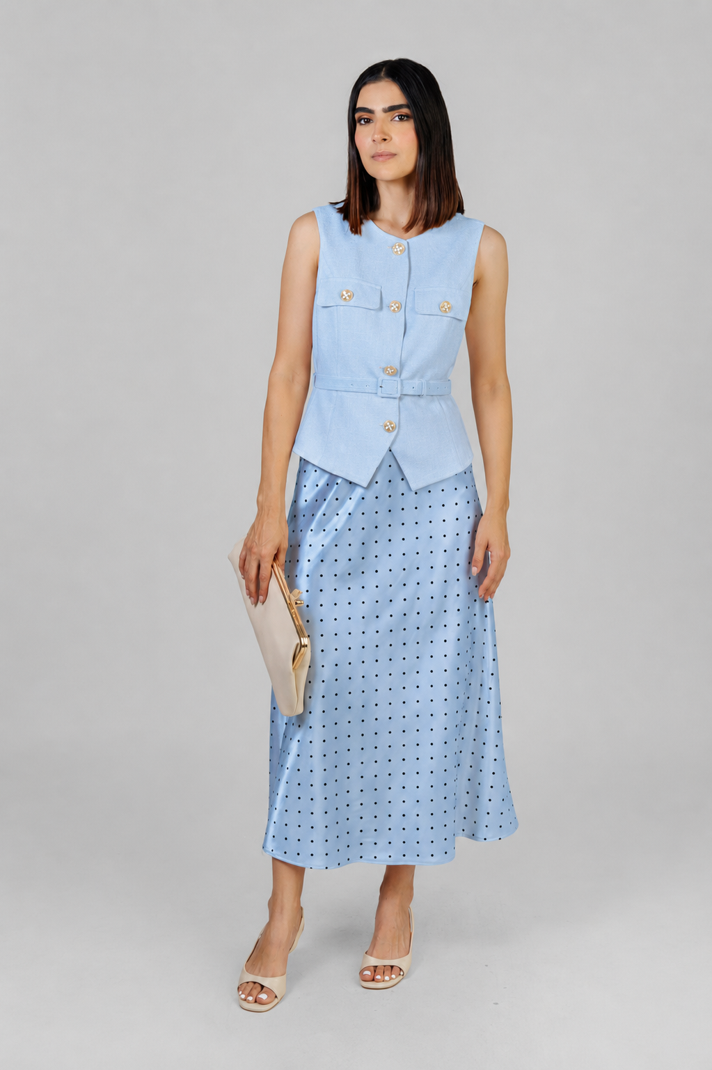 CONJUNTO ELEGANTE DOS PIEZAS