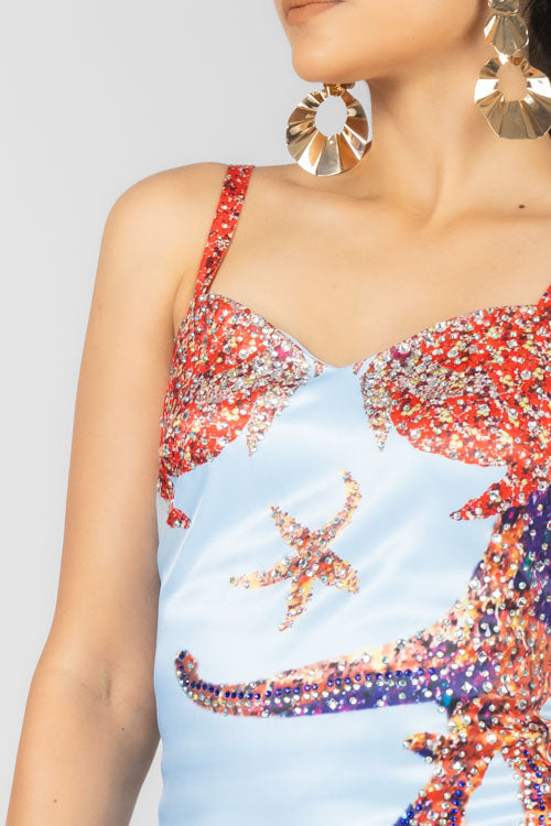 VESTIDO ESTRELLAS CON CRISTALES