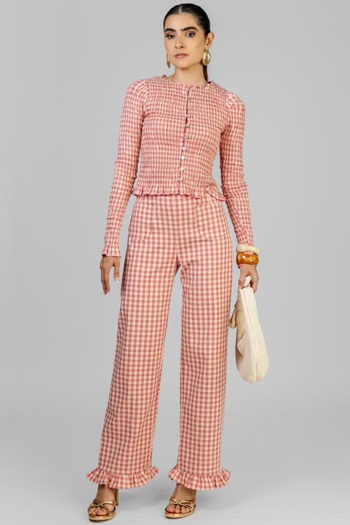 CONJUNTO VICHY ROSA
