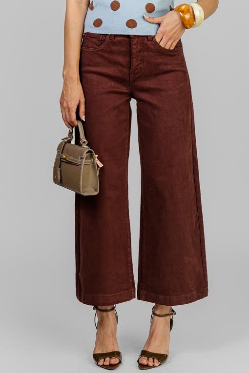 PANTALON CACAO STRAIGHT