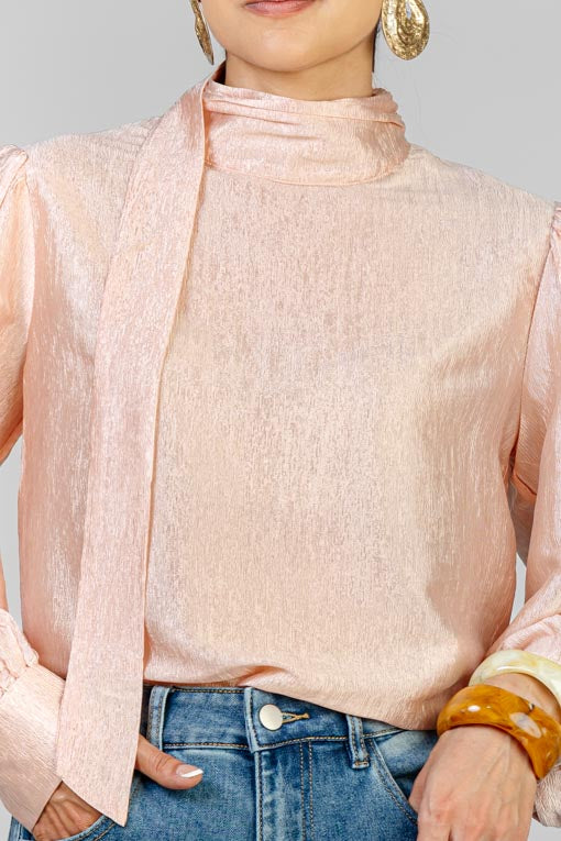 BLUSA SATIN BLUSH