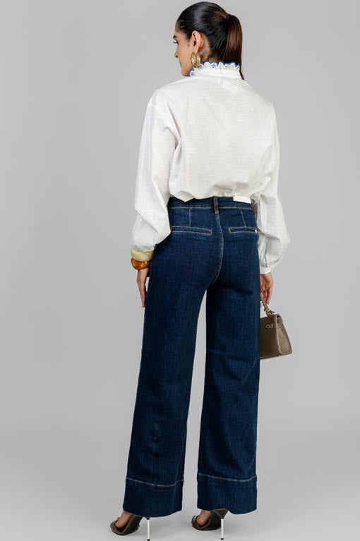 PANTALON DENIM BASTILLA ANCHA
