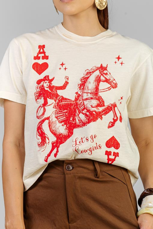 PLAYERA COWGIRL ACE