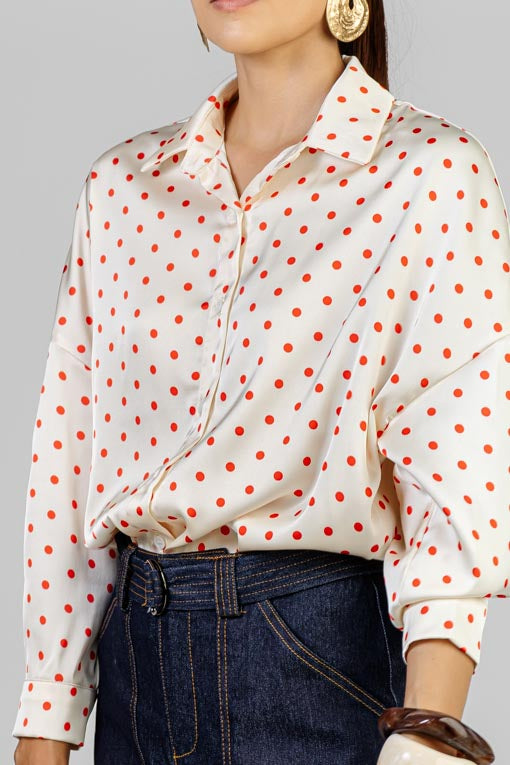 BLUSA ROUGE POIS