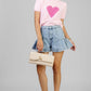 BLUSA CORAZON ROSA