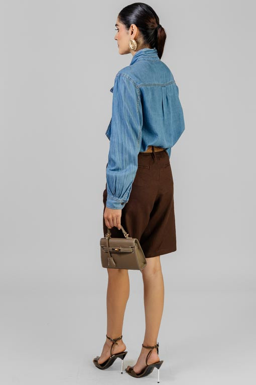 BLUSA DENIM BOW