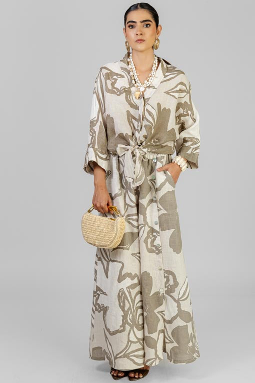 CONJUNTO LINO FLORAL